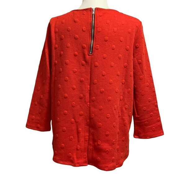 anthropologie W5 Polka Dot Textured Top - Picture 3 of 8